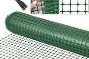 Garden Fence Barrier for Dogs,1x20m Snow Fence Plastic Mesh Fencing Roll [Heavy Duty] Safety Temporary Fencing,Garden Mesh Border Fence Reusable for Yard Vegetable Poultry Rabbit Chicken-Green
