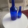 Two Vintage Cobalt Blue Bottles Image 5