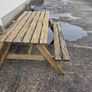 Garden table bench kids Image 2