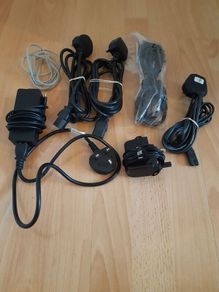 Electronics - Selection of Cables, Power Cords, Power Adapters