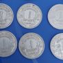FRANCE WORLD WAR  2 set of 12  Aluminium Coins Image 4