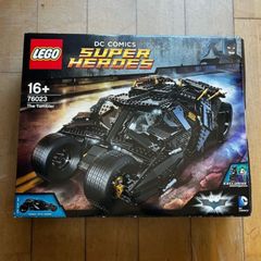 Lego The Tumbler  box and papers super heroes