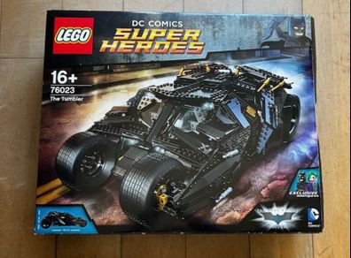 Lego The Tumbler  box and papers super heroes