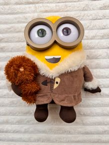 Minions Bob with Teddy Bear Soft Toy Minion Despicable Me Soft Plush approx. 30 cm. Used Please see photos