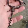 A Trio of Victorian Cork Screws and Brass Hand Bottle Opener Image 9