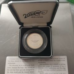 Ireland Silver proof millennium coin 1Punt