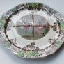 Two vintage Copeland Spode Byron Series No.1 divided sandwich plates  size: 24x25cm Image 4