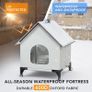 Cat House Outdoor Cat House for Indoor and Outdoor Use  Insulated and Weatherproof Waterproof Shelter for Small/Medium Cats XL Size Image 6