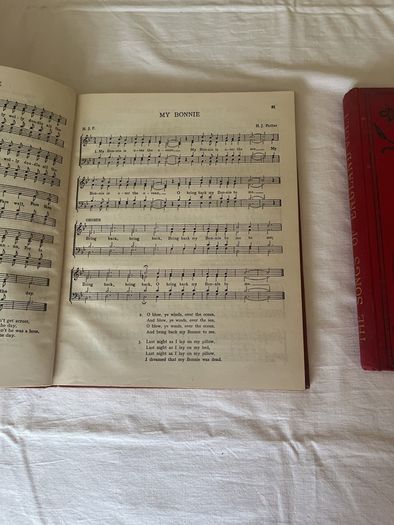 The songs of England volume I, 1894 edited by J.L.Hatton, Royal edition book and The News Chronicle Song book compiled by T.P.Ratcliff book