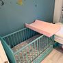 0-3 years kids turquoise cot bed Image 9