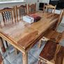 Dinning Table and 8 Chairs Image 4