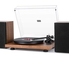 Bluetooth Turntable Hi-Fi System with 36 Watt Bookshelf Speakers, Vinyl Record Player with Magnetic Cartridge (FREE POSTAGE)
