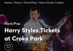Harry Styles Croke Park Wed 18th Aug 2027