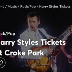 Harry Styles Croke Park Wed 18th Aug 2027