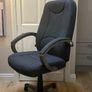 Lucca High Back Executive Office Chair Charcoal Fabric Image 2