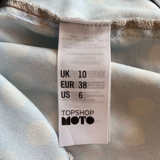 Topshop MOTO Denim Skater Skirt W28 LIKE NEW
