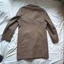odermark overcoat 100% virgin wool size large ptp 22" dark sand like new Image 7