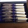 Vintage Epns Fish Knives and Forks Boxed Image 4