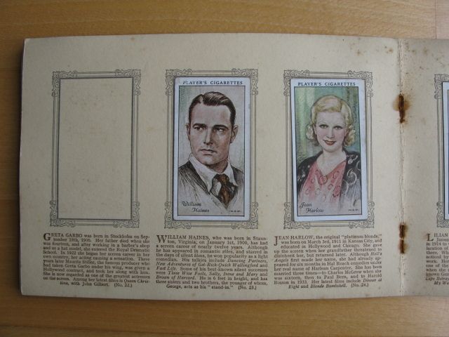 John Player & Sons - An Album Of Film Stars