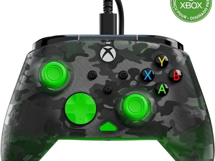 Turtle Beach Rematch Core Black and Green Wired Gaming Controller with Audio Controls, Rumble Motors and Impulse Triggers  Licensed for Xbox Series X or S, Xbox One and Windows PCs