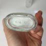 333 - Set of 3 Vintage Clear Glass Collectible Decorative Ribbed Bottles Image 8
