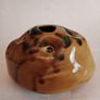 Vintage Achill Studio Pottery Flower Frog Image 2