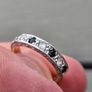 Vintage 9ct Gold Sapphire Eternity Ring Image 6