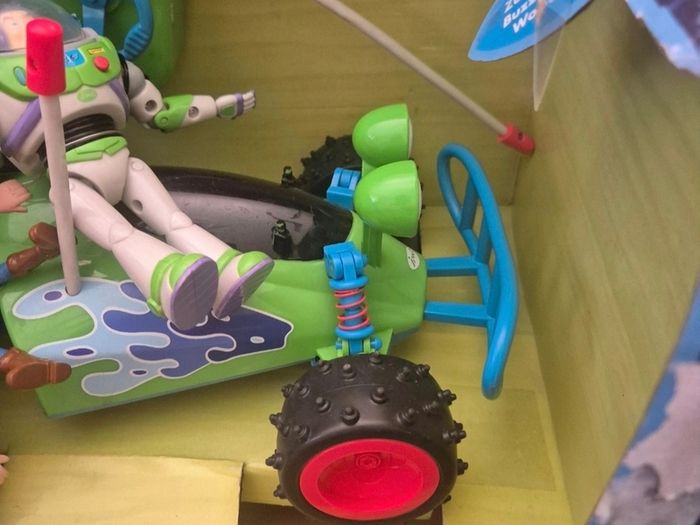 Disney Pixar Toy Story and Beyond Racing RC Car Woody Buzz Lightyear