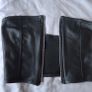 Black Faux leather cropped top size 10 Image 4