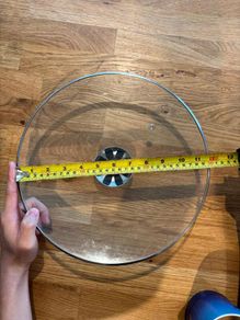 Stainless glass pan lid