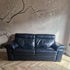 Natuzzi leather sofa