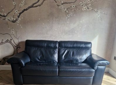 Natuzzi leather sofa