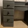 1930s Art Deco waterfall vanity desk Image 9