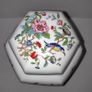 Aynsley Pembroke pattern Large Hexagonal Ginger Jar with lid Image 2
