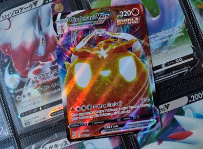 Cinderace VMAX ! Ultra Rare ! from Fusion Strike Set ! 2021 ! Pokemon Card !