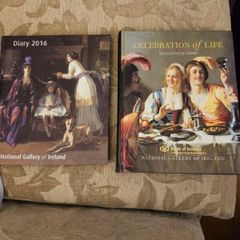 National Gallery Of Ireland Diarys X 2. 1916 And Melleium  2000. Both Hardback First Edition In Very Good Condition.  (never Used). See Photos For Same.