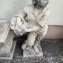 Four stone garden statues Image 3