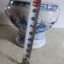 Lovely Asian  Blue & White Urn Bowl. Image 5