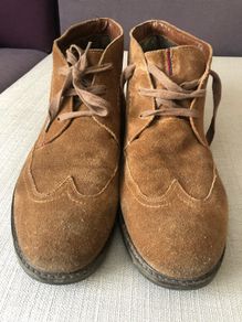 Tommy Hilfiger Mens suede Loafers Casual Shoes Size 44 Uk 10 Brown