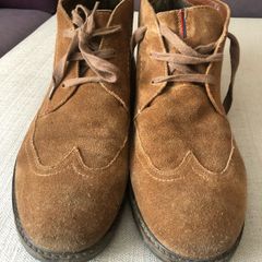 Tommy Hilfiger Mens suede Loafers Casual Shoes Size 44 Uk 10 Brown