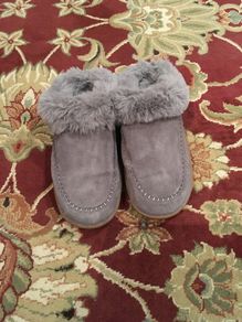 Clarks Suede Slippers size EU-38,  UK-5