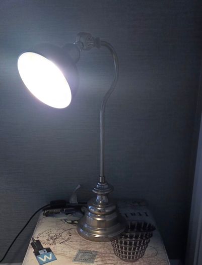 Metal table lamp