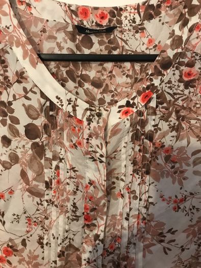 massimo dutti 100% mulberry silk top