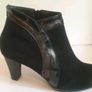 GAJA Soffice Sogno Black Suede Leather Lined Ankle Boots EU41 UK8 Italy BNIB  CAN POST Image 3