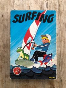 Vintage 1970's  Surfing Board Game
