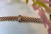 Italian Bracelet with Cubic Zirconia