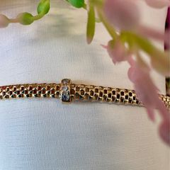 Italian Bracelet with Cubic Zirconia
