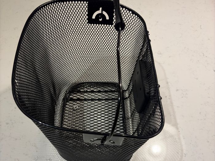 Flinger Steel Bike Basket With Quick Release Mount