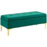 Storage bench, load capacity up to 120 kg, 120 x 44 x 44.5 cm, Green Image 3