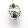 Celtic Sterling Silver Green Chalcedony Brooch Image 4